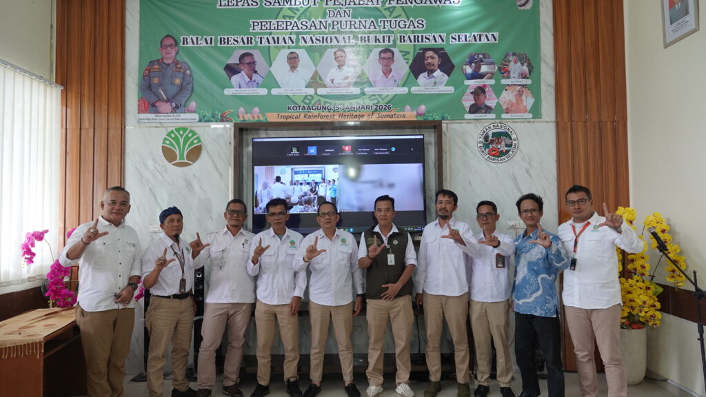 Prosesi Sertijab Pejabat Pengawas, Perkuat Semangat Sinergi Konservasi